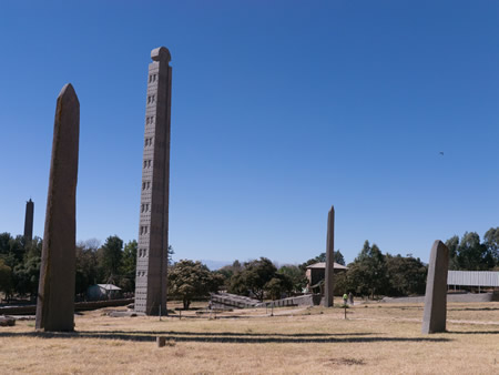 Obelisks Axum Ethiopia megalithic builders