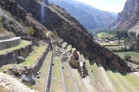 Temple Hill Fortress Ollantaytambo Peru ancient megalithic builders