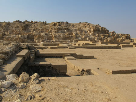 Pyramid of Djedefre megalithic Abu Roash
