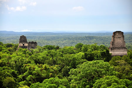 Tikal pyramid Guatemala