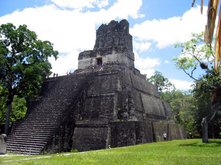 Tikal structures Guatemala