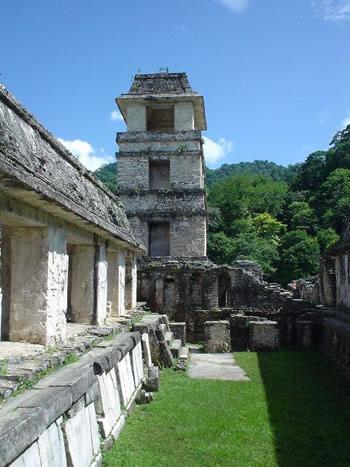 Palenque pyramid Mexico