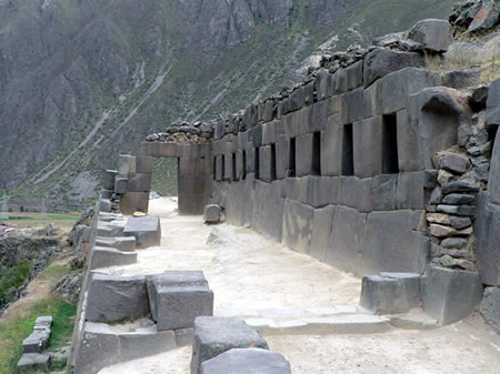 Fortress Ollantaytambo Peru megalithic